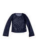 Simone Wild Mesh Easy LS Shirt - Navy - Thumbnail 1