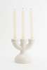 Home Studyo Candelabra Eric Bone Gloss Candelabra - Thumbnail 4