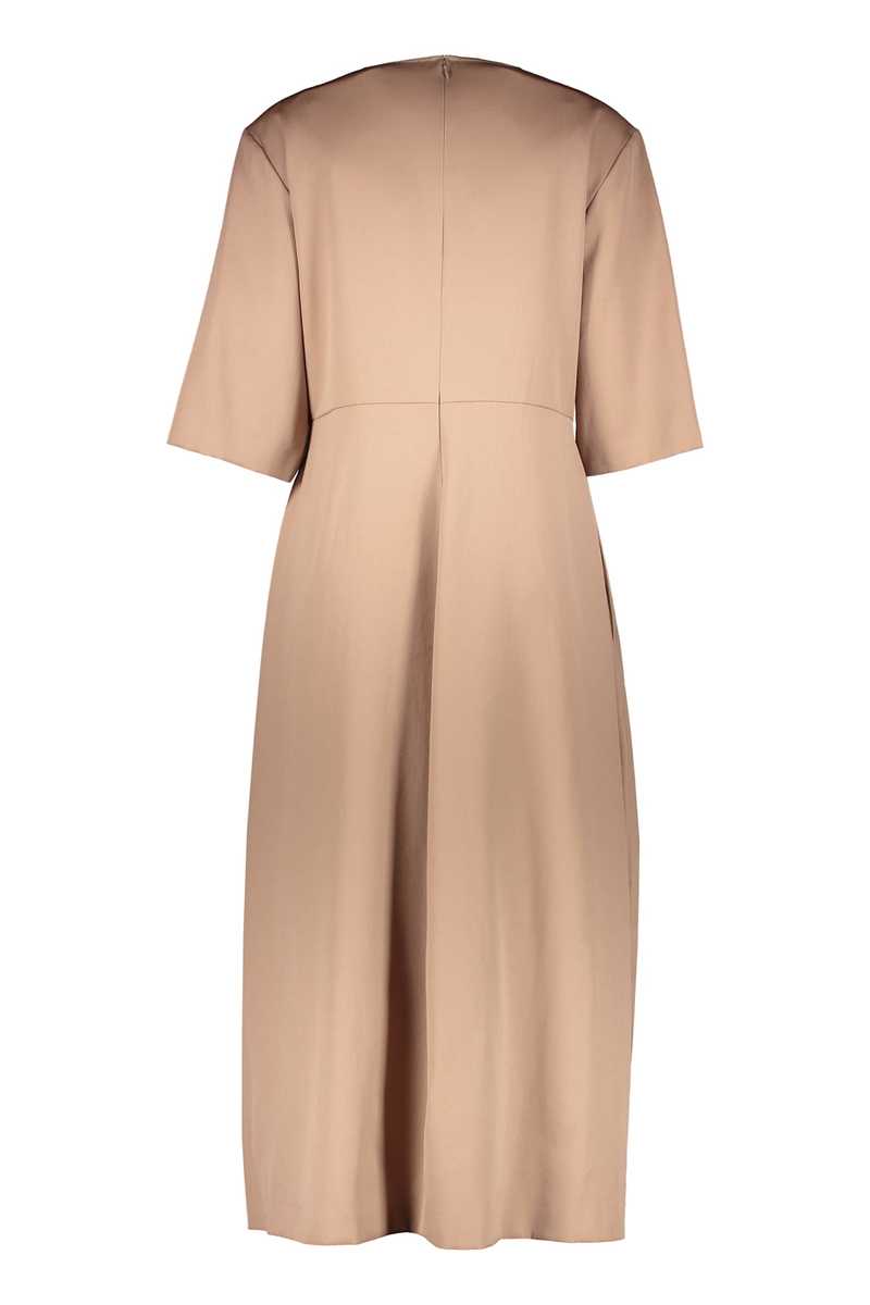 ワンピース FABIANA FILIPPI VIRGIN WOOL MIDI DRESS Fabiana Filippi Virgin Wool Dress - Beige | Garmentory