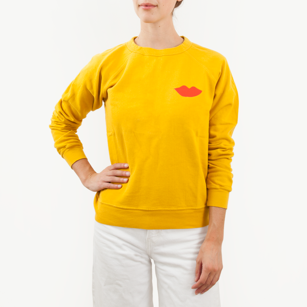 Clare V Lips Sweatshirt 2025