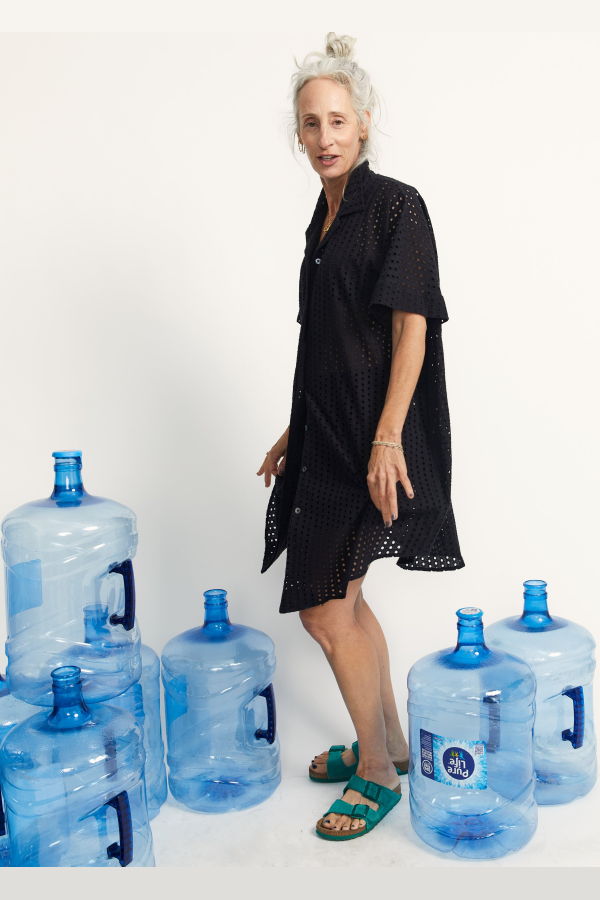 LWN Nou Dress - Dash Broidery - Black