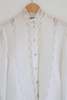 Vintage Irish Linen Lace Prairie Blouse - Ivory - Thumbnail 3