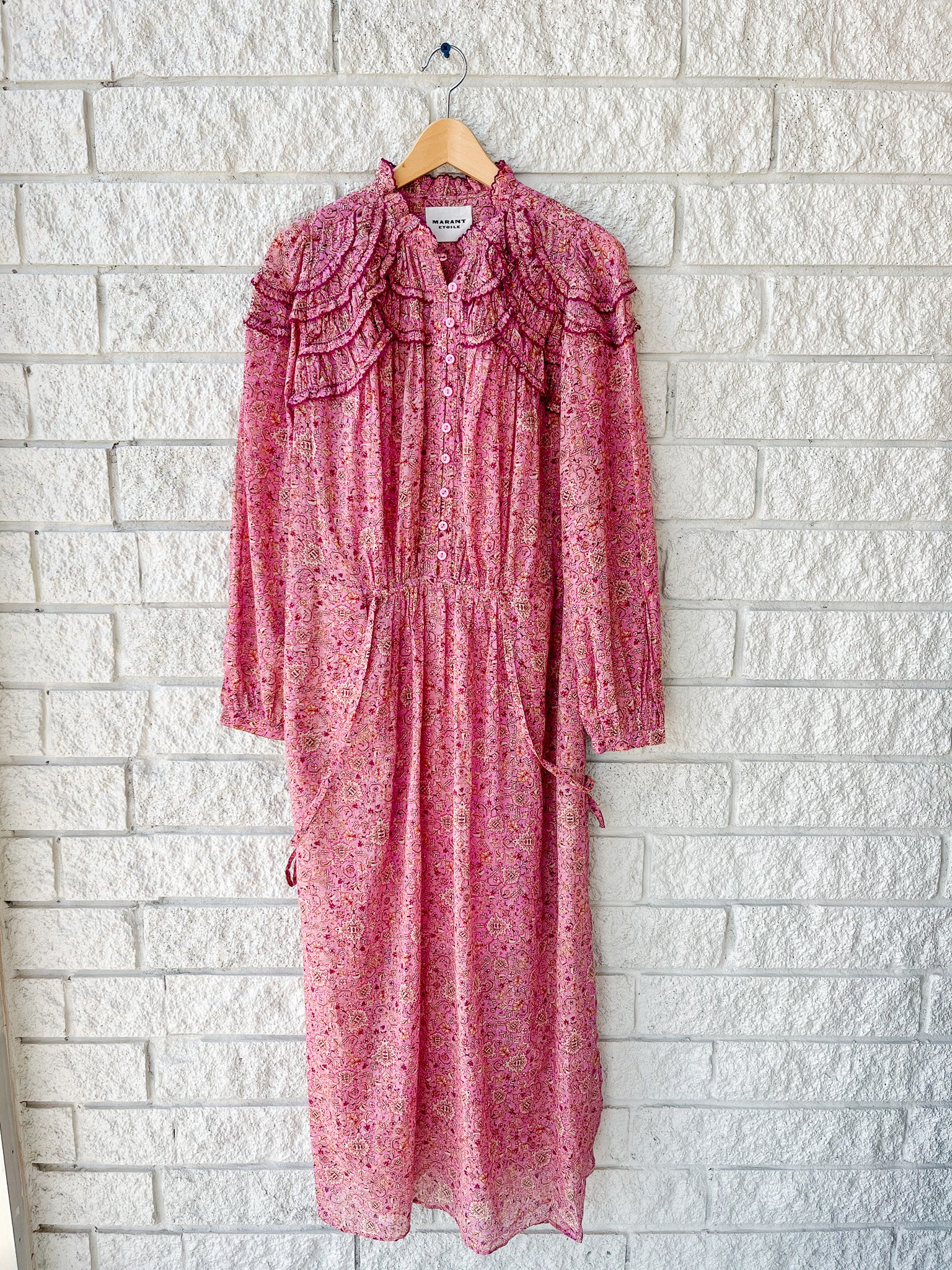 ワンピース Marant Etoile Dresses Pink isabel_marant_etoile_coraline_