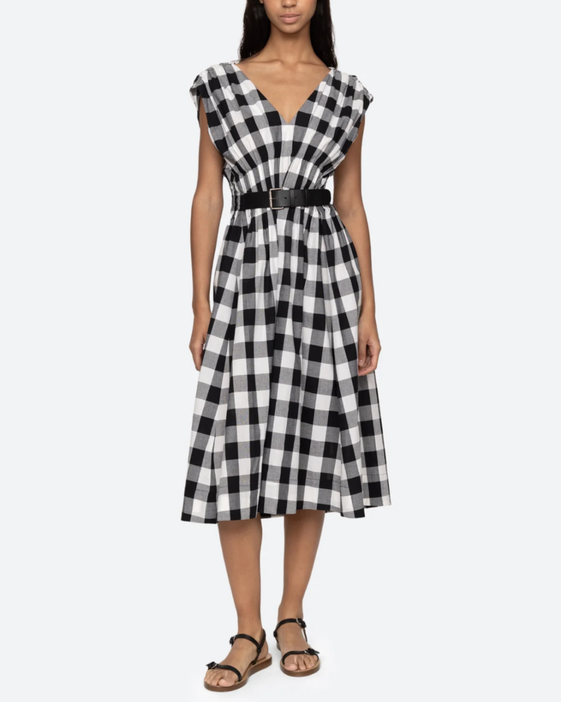 【Sea NEW YORK】Neci ミニドレス Sea NY Neci Gingham Mini Tank Dress - Multicolor | Garmentory