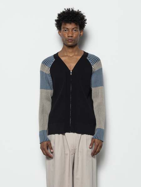 KIKO KOSTADINOV 24ss merli カーディガン　44 kiko kostadinov Merli Twinset Cardigan - Black | Garmentory