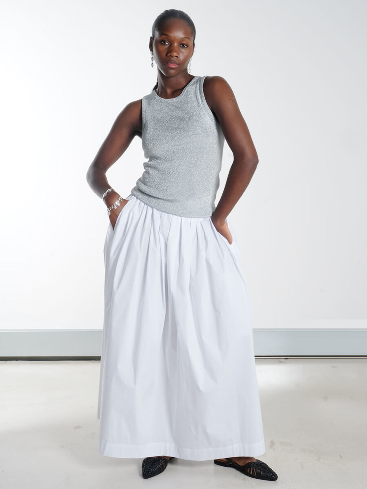 Object Paige A-Line Maxi Skirt | Garmentory