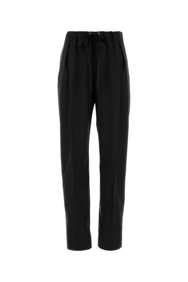 パンツ KHAITE SS25 Black wool pant (3160575W575 200) khaite Black Wool Pant - Black | Garmentory