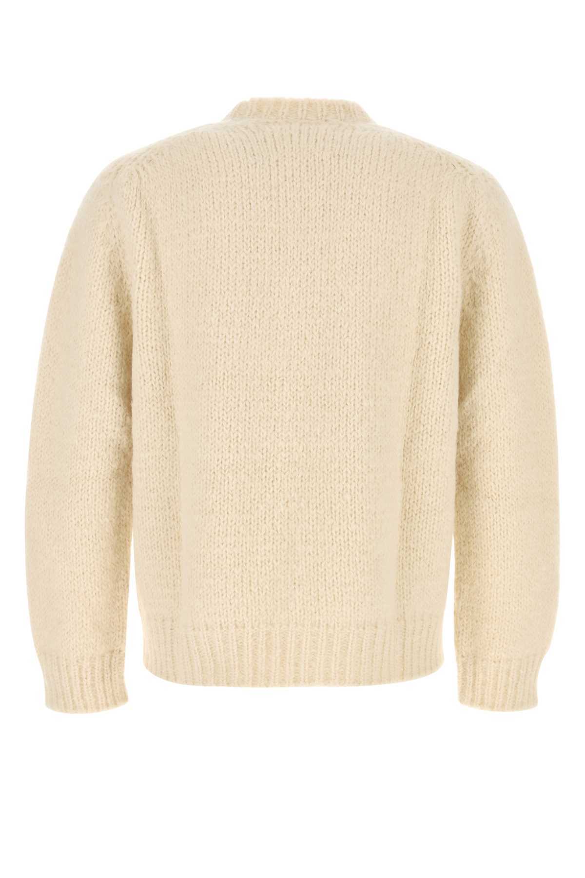 Jil Sander Mohair Blend Sweater - Chalk - Image 2 of 2