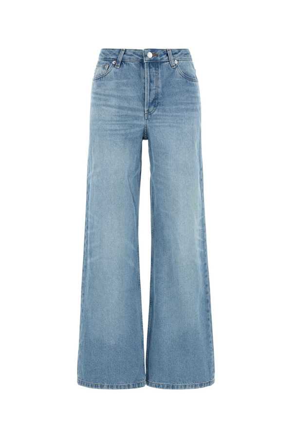 A.P.C. Denim Elisabeth Wide-Leg Jeans - Lightblue