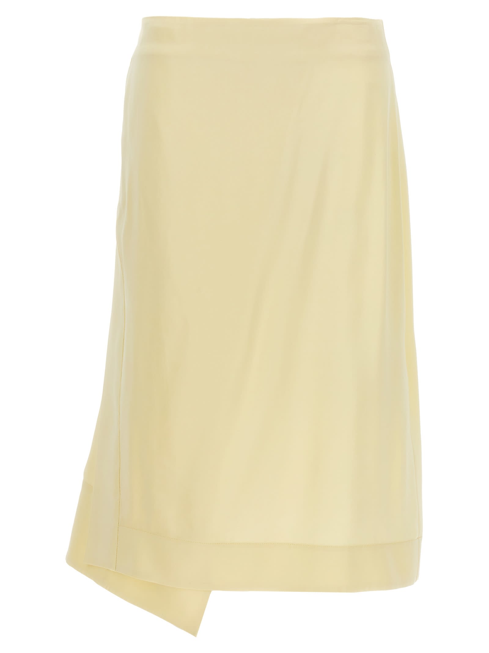 【関税&送料込】Jil Sander Yellow Viscose Blend Skirt 20756698_50887687_1000.jpg