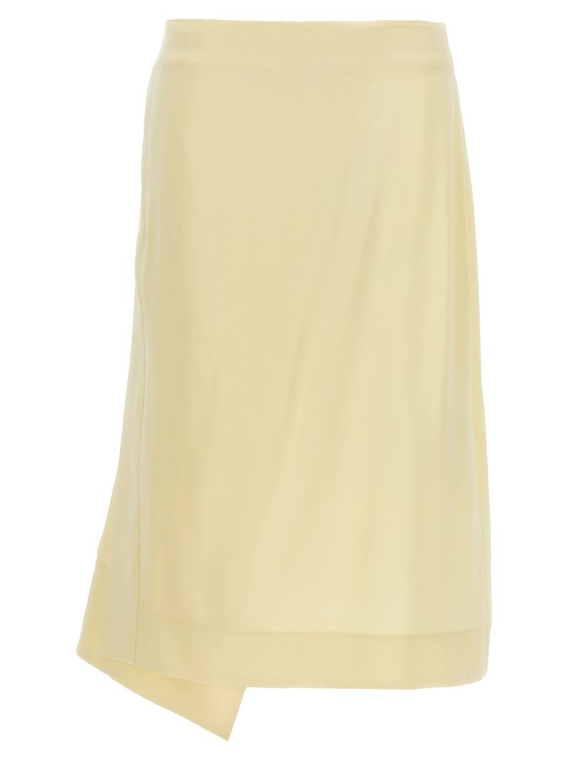 スカート JIL SANDER SKIRTS EGGSHELL Jil Sander Wrap Skirt | Liberty