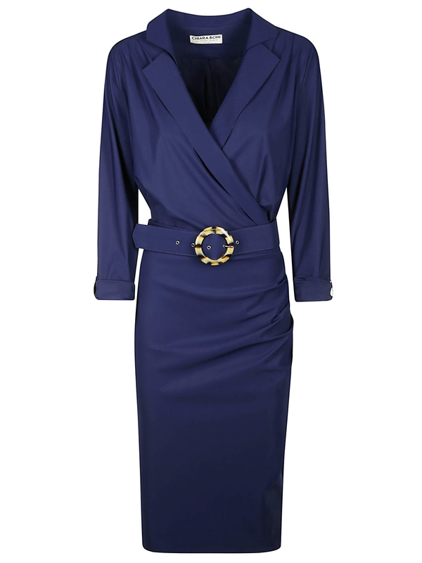 chiara boni blue dress Chiara Boni Sayon Cocktail Dress  Intrigue Fine Apparel