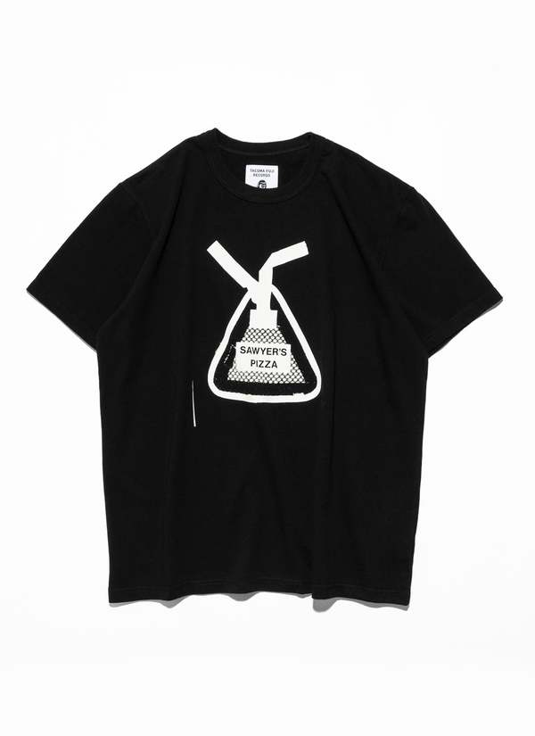 Tacoma Fuji Records Sawyer's Pizza Tee Designed by Tomoo Gokita Tee