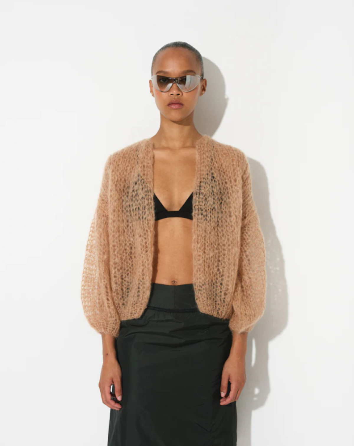 Maiami Light Mohair Bomber - Light Green - Image 2 of 4