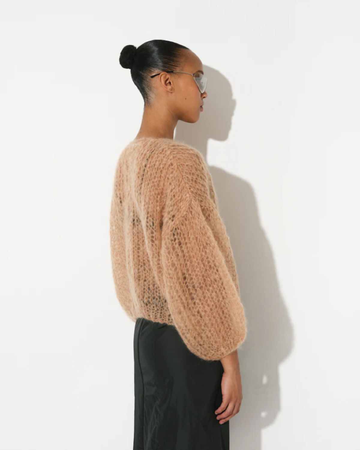 Maiami Light Mohair Bomber - Light Green - Image 3 of 4