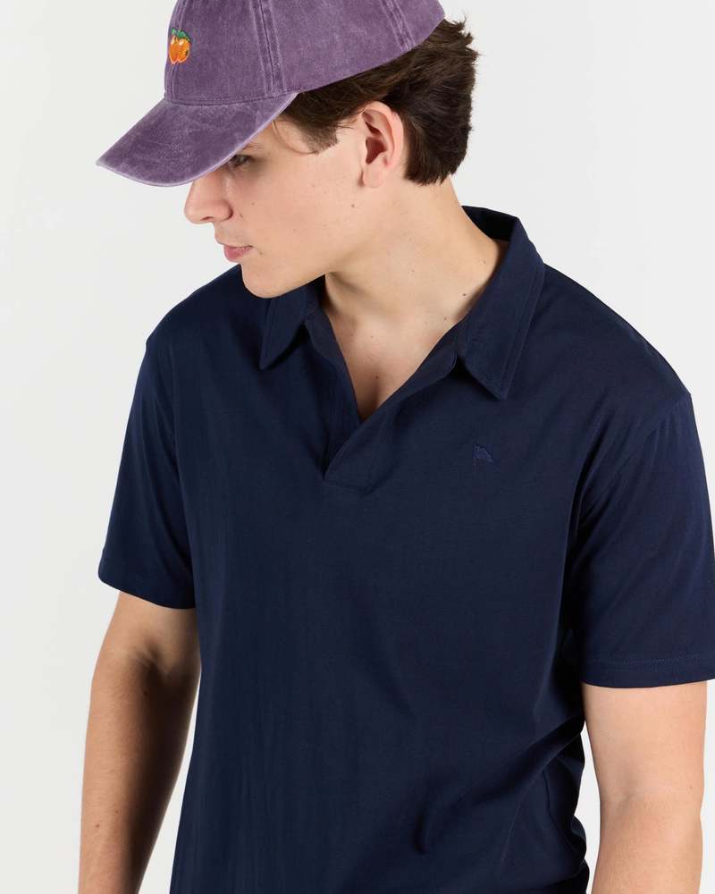 Wemoto Forbe Polo Shirt - Navy Blue