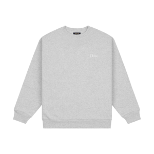 Dime Classic Small Logo Crewneck - Heather Grey | Garmentory