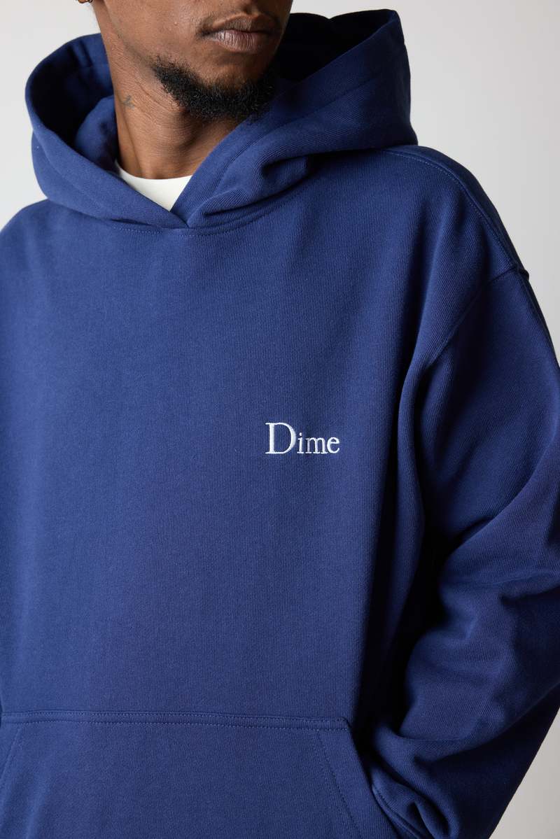 Dime Classic Small Logo Hoodie - Navy Dime Classic Small Logo Hoodie - Navy