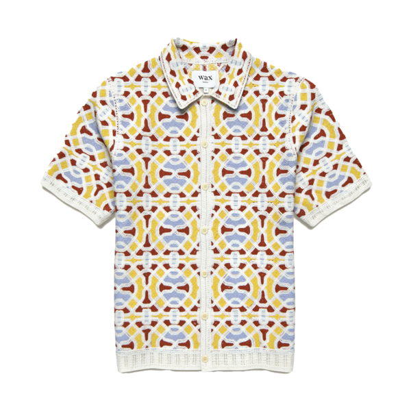Wax London Dorset Shirt - Geo Tile Crochet Wax London Dorset Shirt - Geo Tile Crochet