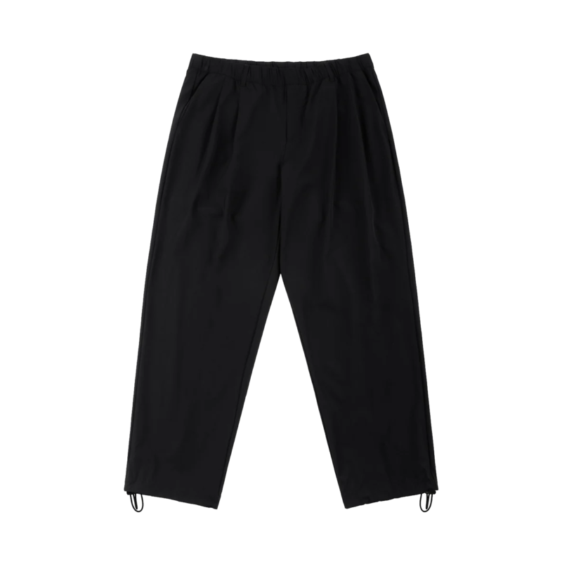Dime Pleated Nylon Pants - Black Dime Pleated Nylon Pants - Black