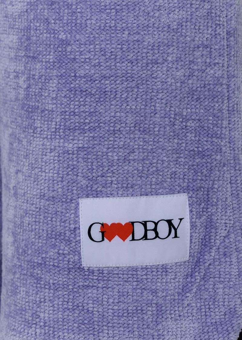 XOXOGOODBOY Oversized Logo Patch Towel Shorts - Violet XOXOGOODBOY Oversized Logo Patch Towel Shorts - Violet