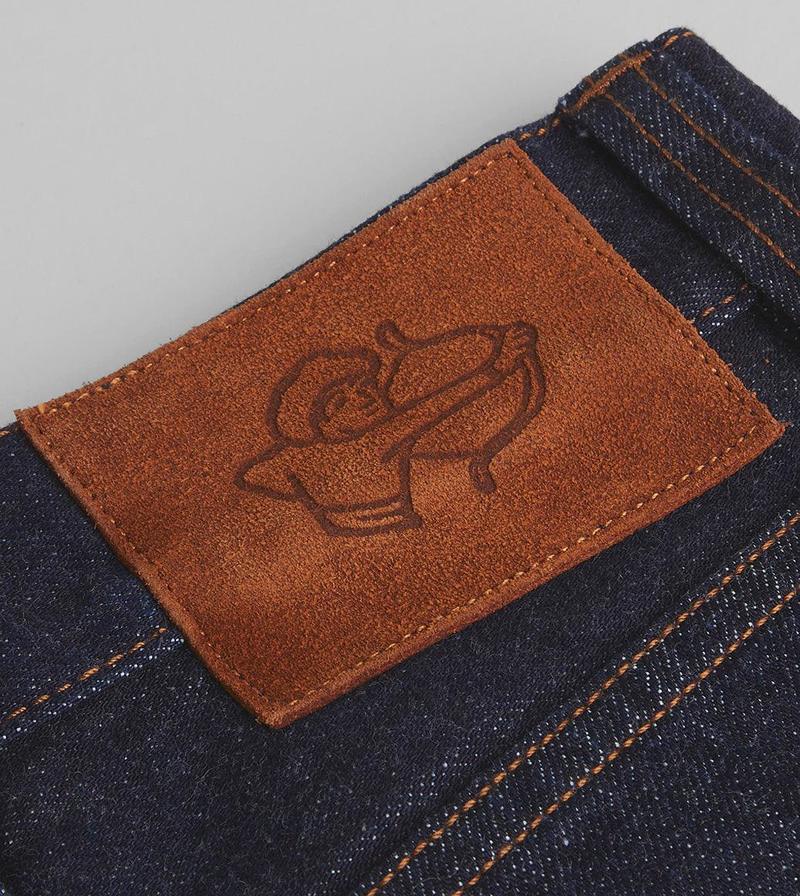 DRAKES 5 Pocket Japanese Selvedge Denim Jeans - INDIGO