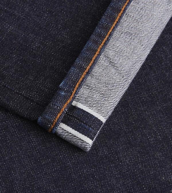 DRAKES 5 Pocket Japanese Selvedge Denim Jeans - INDIGO