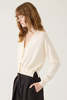 DEMYLEE Lola Cotton-Cashmere Cardigan - Natural - Thumbnail 1