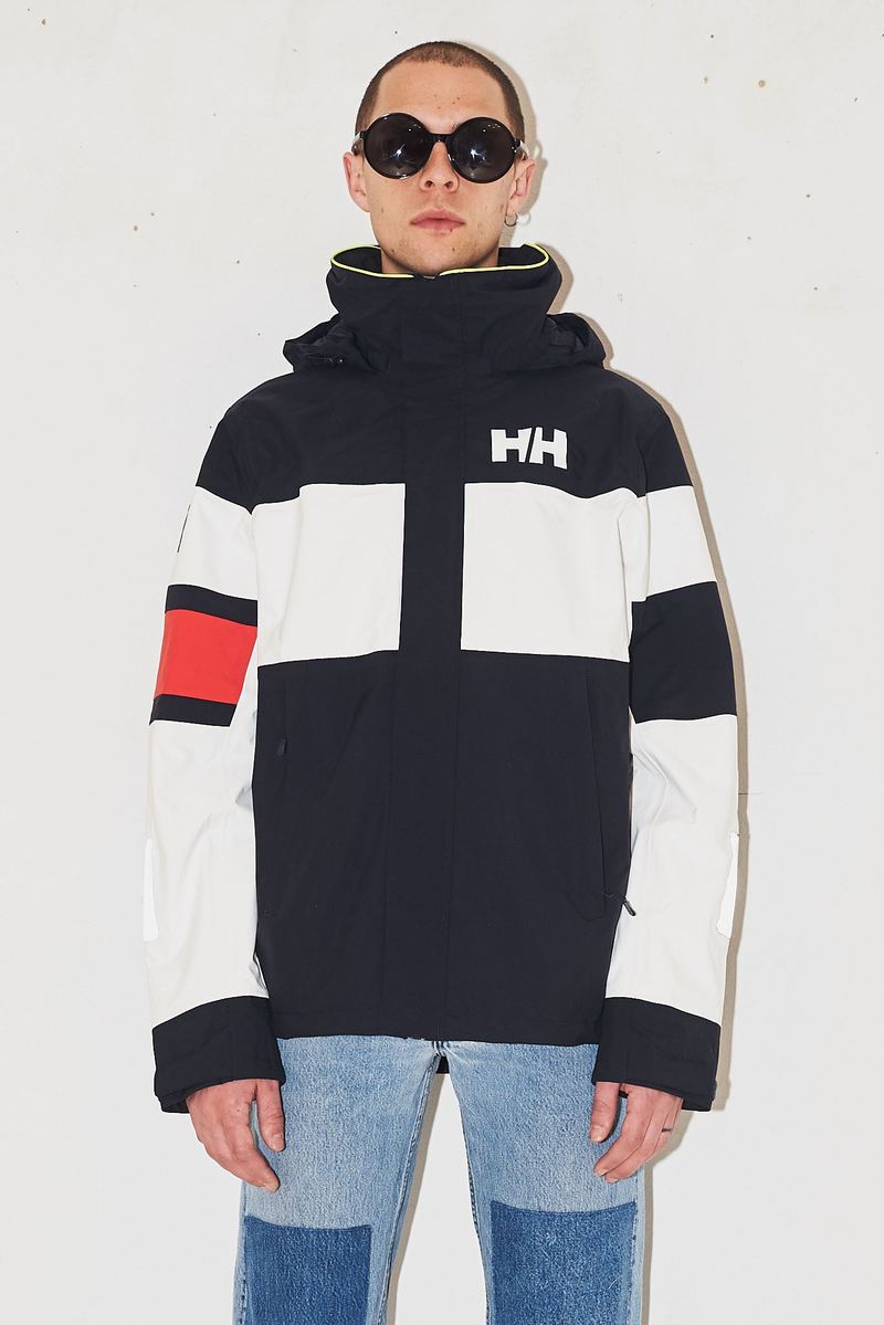 Waterproof Windproof Helly Hansen Salt Light Jacket Navy