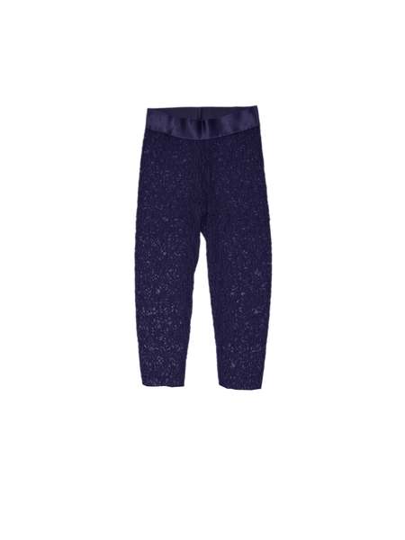 Simone Wild Velvet Volant Capri Pants - Black | Garmentory