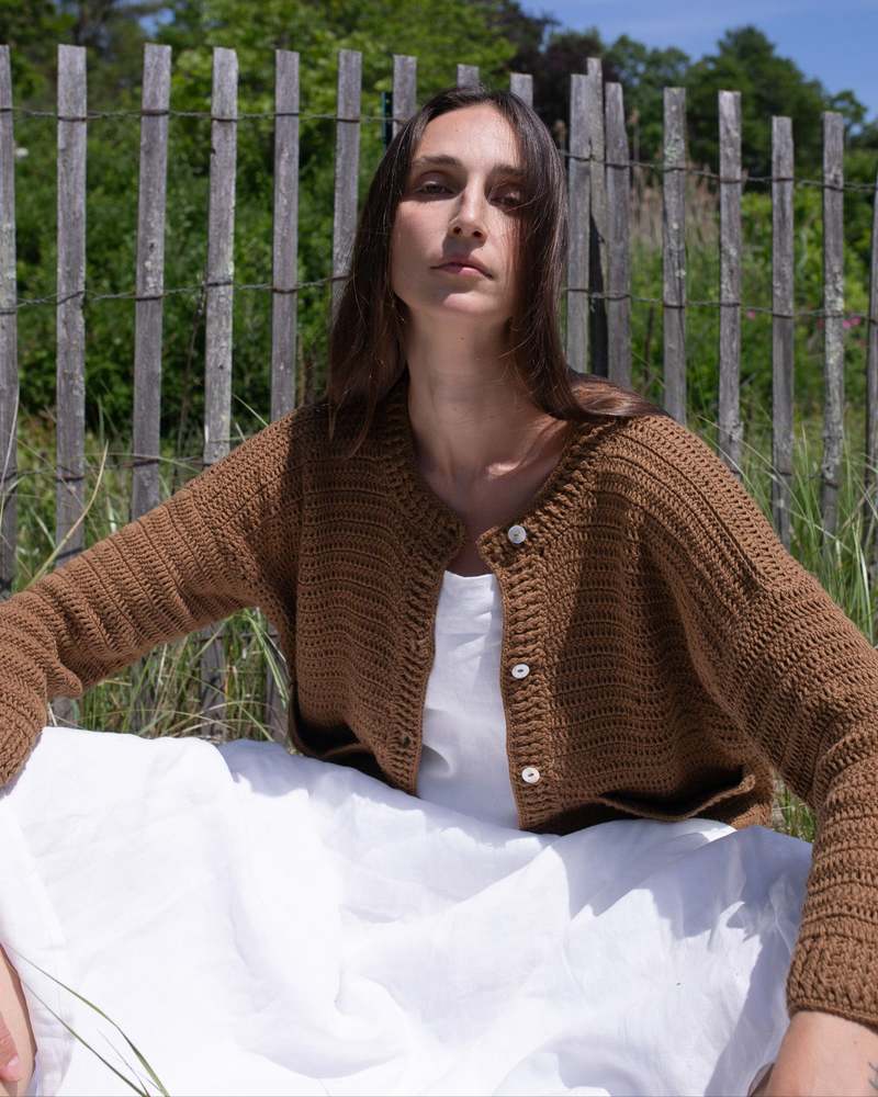 Honest Cotton Manuela Crochet Cardigan