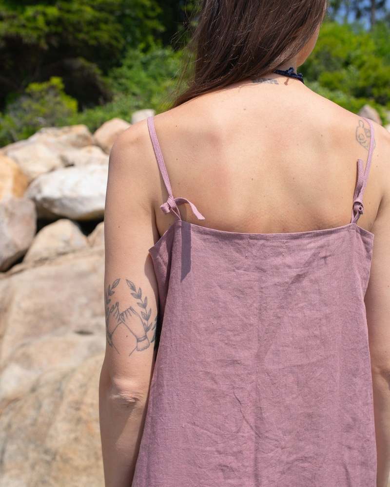 Honest Cotton Sloane Linen Midi Dress