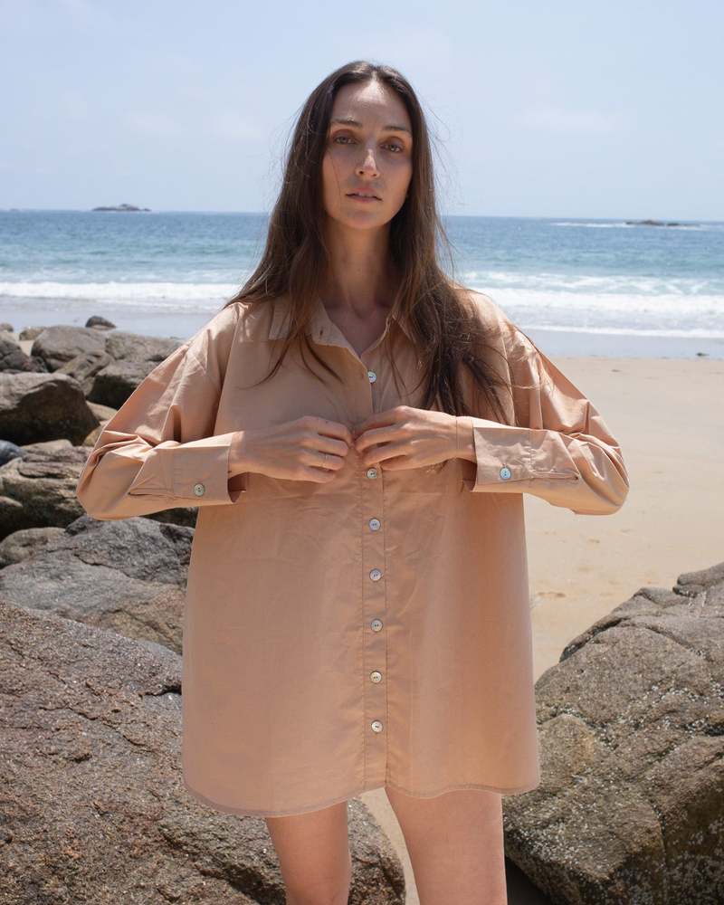 Honest Cotton Wren Button Down Shirt
