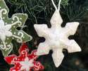 Melange Collection Snowflake Ornaments Set of 3 - Thumbnail 3