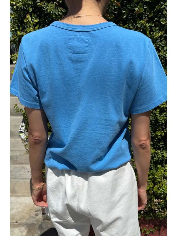 Le Bon Shoppe Organic Cotton Vintage Boy Tee - Yacht Blue Le Bon Shoppe Organic Cotton Vintage Boy Tee - Yacht Blue