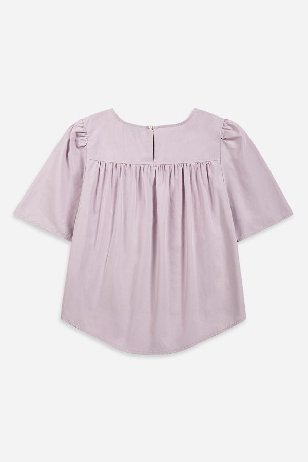 Future Classics Puff Sleeve Blouse - Iris Purple
