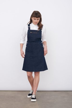 kings of indigo Atara dungaree dress - DENIM | Garmentory