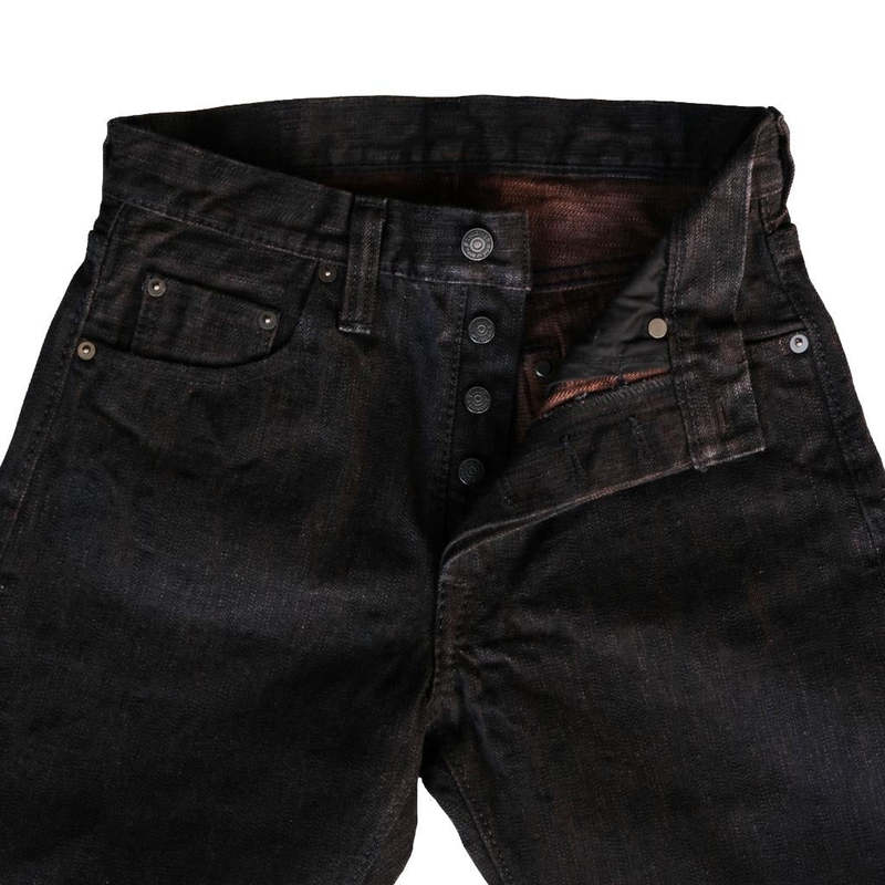 Pure Blue Japan Woven 15oz Extra Slub Denim Jeans Slim Tapered