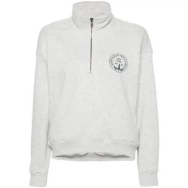 SPORTY & RICH Tunic Top - Heather Gray Navy