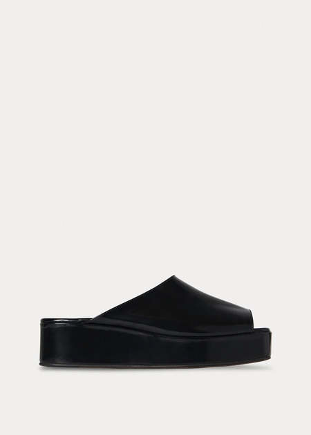 The Row Rubber Foam Slippers - Black | Garmentory