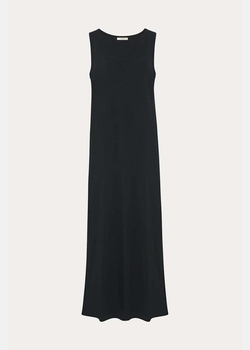 The row TETZI DRESSノースリーブ ロングワンピース ブラック The Row Tetzi Dress - Black | Garmentory