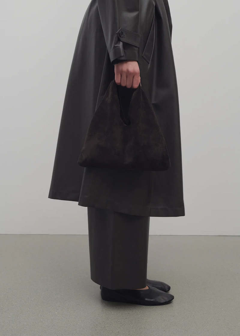 The Row Small Bindle Bag - Brown Melange