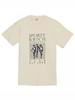 SPORTY & RICH T-Shirt - Cream Navy - Thumbnail 1