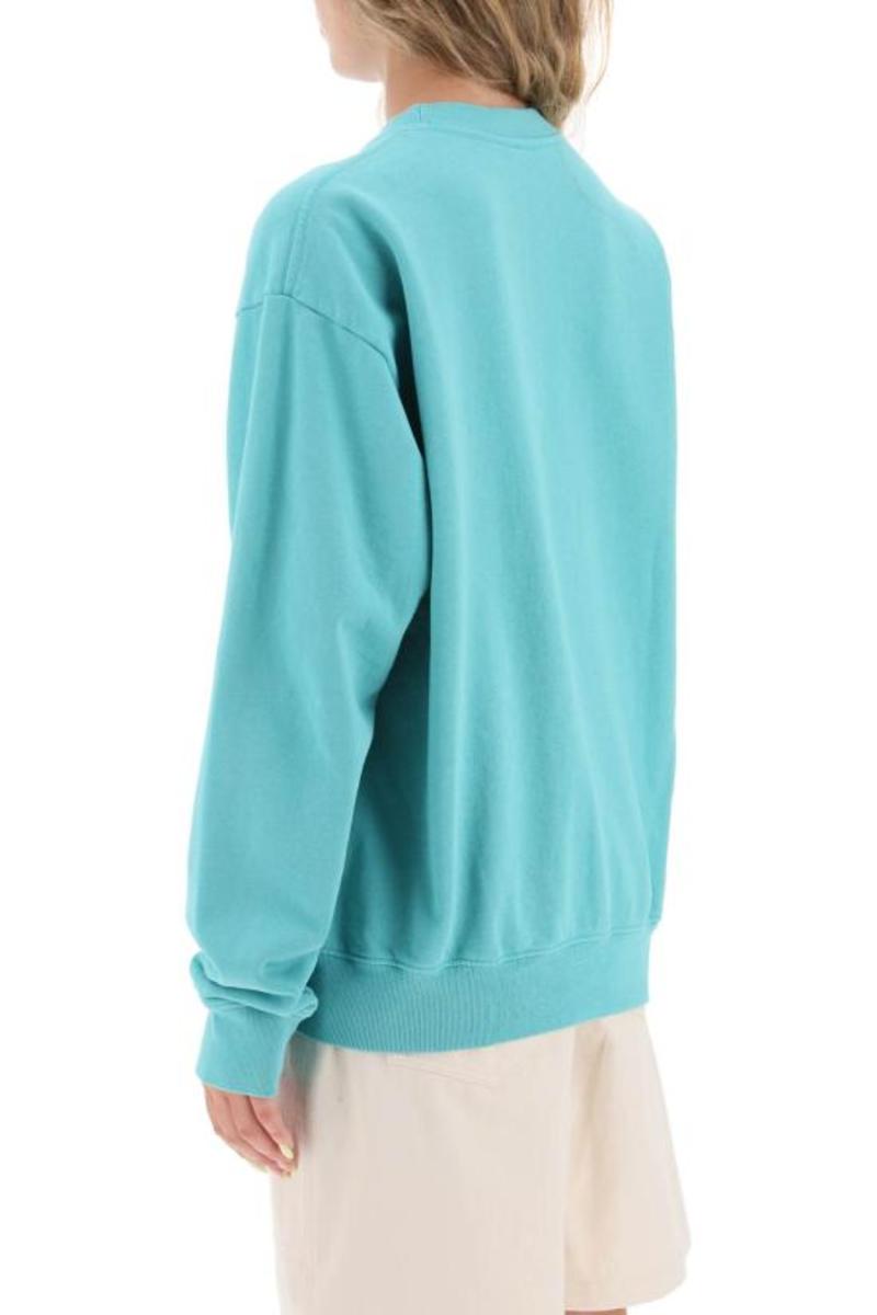 ★Sporty & Rich★ Gym Sweatshirt Faded Teal CR855FT CR855FTS SPORTY & RICH Long Sleeve Tee - Faded Teal | Garmentory