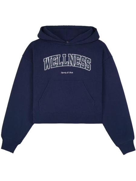 SPORTY & RICH HOAW237CH10 Hoodie - Chocolate | Garmentory