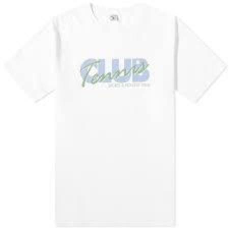 SPORTY & RICH Short Sleeve T-Shirt - Navy/White | Garmentory