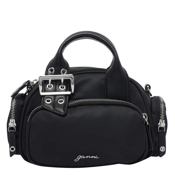 Ganni Small Bucky Polonchon Handbag - Black | Garmentory