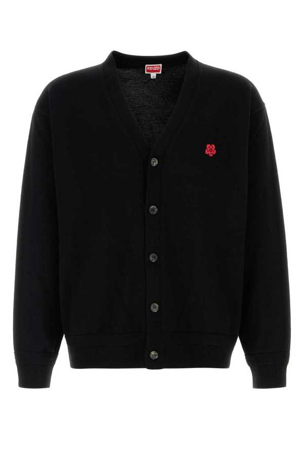 Kenzo Wool Cardigan - Black