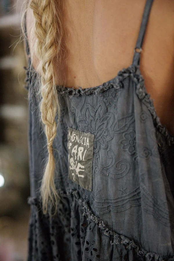 sachin and babi light blue dress Cotton & Linen Floral Detail Cami Dress With Pockets  Chic Rio