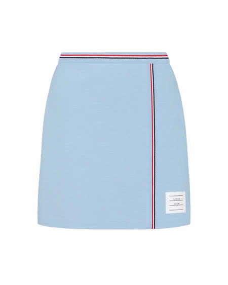 スカート THOM BROWNE Pastel Pink Viscose Blend Mini Skirt Thom Browne Pastel Pink Viscose Blend Mini Skirt - Light